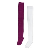 Wonder Nation Toddler Girl Ribbed Tights, 2- Pack, Size 6M- 5T